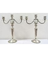 Antique Mueck-Carey Twisted 3-arm Sterling Silver Candelabras #2039 Mono... - €1.031,46 EUR