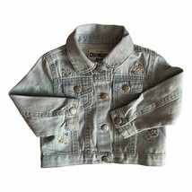 OshKosh B'gosh Embroidered Denim Jacket Size 18 Months - £15.55 GBP