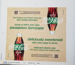 Coca-Cola® Life Stevia Cane Sugar Reduced Calorie Pre Release Advertisin... - $28.45