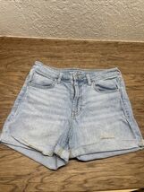 Old Navy High-Rise Wow Light Wash Denim Jean Shorts Woman's Size 6 KG - $12.86