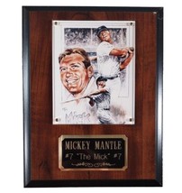 Mickey Mantle &quot;The Mick&quot; #7 Plaque from My Favorite Players series ~ Yan... - £10.75 GBP