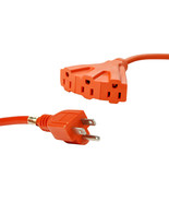 25Ft 16/3 Gauge Electrical Extension Cords cable tri-tap UL  NEW!!! - £46.20 GBP