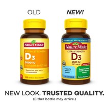 Nature Made Extra Strength Vitamin D3 125 mcg (5000 IU) Softgels, 100 Count..+ - $29.69
