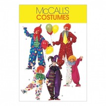 McCall's Sewing Pattern 6142 Clown Costume Jumpsuit Hat Child Size 5-6 - $8.99