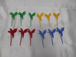 Old Vtg Parrot Bird Drink Stirrer Swizzle Stick Martini Olive Spear Advertising - £15.81 GBP