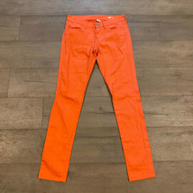 Arizona Jean Denim Skinny Jeans ~ Sz 7 ~ Coral ~ Low Rise ~ 31&quot; Inseam - £13.38 GBP