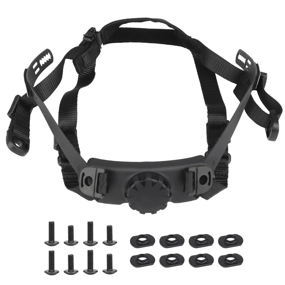   Helmet Inner Suspension System CS Helmets Adjustable Head Lock Strap Accessori - £85.34 GBP