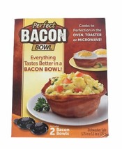 Bacon Bowl 2 Pc As Seen On TV New in Box Kitchen Gadget Toaster, Microwave - $12.84
