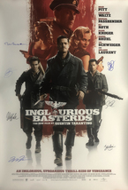 INGLORIOUS BASTERDS Signed Movie Poster - £141.25 GBP