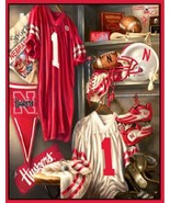  Nebraska Huskers Locker Room Cross Stitch Pattern***LOOK***  - $2.95