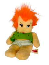 Flintstones Bean Bag Plush vtg toy stuffed animal doll 10&quot; Pebbles playt... - £30.99 GBP