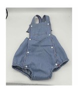 Vintage Carter’s Bubble Romper babies conductor stripe size 24 months 19... - $467.67 MXN