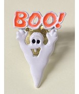 Cute Boo ! White Ghost Spooky Scary Brooch Pin Jewelry Halloween - €10,08 EUR