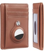 Hawanik Slim Minimalist Front Pocket Air Tag Wallet genuine leather - $550.53 MXN