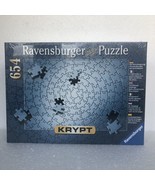 RAVENSBURGER Silver KRYPT Jigsaw Puzzle ULTIMATE CHALLENGE 20x27” 654 P New - £11.60 GBP