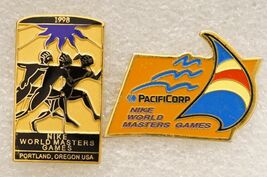 Vintage Jewelry Pin 1998 Nike World Masters Games Portland Oregon Pacifi... - $19.79