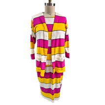 Vtg 80s Chic Christian Dior All Cotton Knit Bright Striped 3PC Skirt Set... - $295.02