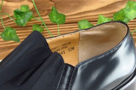 Giorgio Brutini Shoes Sz 12 M Black Loafer Leather Men - £30.75 GBP
