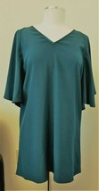 Calypso St. Barth 100% Silk Tunic/Dress Size - XS Bottle Green - £19.64 GBP