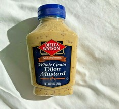 Dietz &amp; Watson Whole Grain Dijon Mustard 1 Bottle 9 oz Philly Favorite - £11.98 GBP