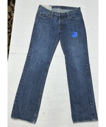 Abercrombie &amp; Fitch Men&#39;s Dark Wash Classic Straight Jeans 34x34 Button ... - $47.88 CAD
