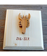 Handmade Wooden Zodiac Picture Star Sign Cancer - $73.76 CAD