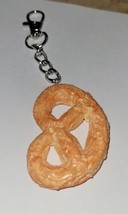 Pretzel Keychain Clip On Gifts Accessory Clip On Kids Salted Pretzel - $9.00