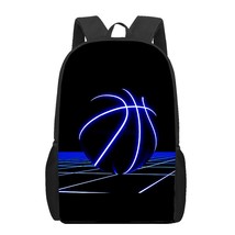 basketball School Bags For Girls Boys Print Kids Backpacks Women Mochila Student - £31.74 GBP