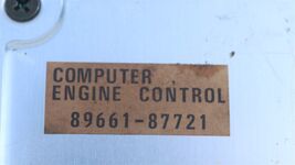 Daihatsu Charade Engine Computer ECM ECU PCM Engine Control Module 89661-87721 image 2