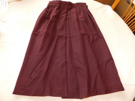 Classics by Haggar Women&#39;s Ladies Below Knee Length Skirt Size 14 Wool B... - £16.18 GBP