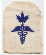 Vintage Royal Canadian Navy Medical Hygenist Assistant Blue On White Twi... - $5.00
