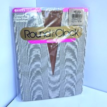 Round The Clock Pantyhose Control Top Ultra Sheer B Bare Beige Style 147 - $333.12 MXN