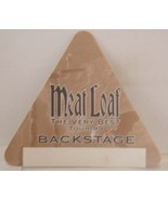 MEAT LOAF - VINTAGE ORIGINAL CONCERT TOUR CLOTH BACKSTAGE PASS - $10.00