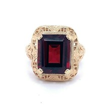 Authenticity Guarantee 
10k Yellow Gold Art Deco 5.48 Carat Genuine Natu... - $628.65