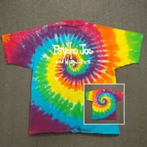 Psycho Joe &amp; The Hipnotics Tie Dye T-shirt Mens Size Large Short Sleeve Rainbow - $9.74