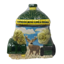 NIP Gibson Collectible John Deere Cookie Jar Canister Nothing Runs Like ... - $64.34