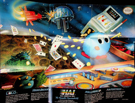 Nintendo HAL America Insert /Poster - Adventures of Lolo, etc.  (1989) Preowned - £14.02 GBP