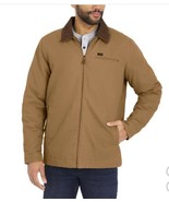 Wrangler Mens Jacket Brown Workwear Full-Zip Pockets Cotton Lined Midweight - $1,193.94 MXN