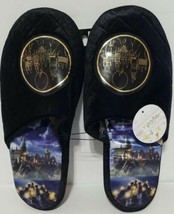 Bioworld Wizarding World Harry Potter Hogwarts Castle Slippers, Black Size L/XL - £20.15 GBP