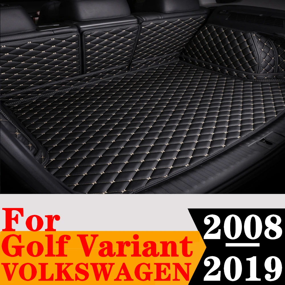 Custom Full Set Car Trunk Mat For Volkswagen VW Golf Variant 2019 2018 2017 2016 - £92.58 GBP
