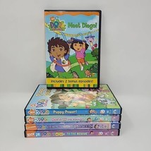 Dora The Explorer DVD Lot of 5 Puppy Power Saves the Mermaids &amp; The Snow Princes - £17.91 GBP
