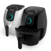 Small Air Fryer 3.4 QT Ceramic Coated Teflon Free Compact Air Fryer 12 Functions - £71.92 GBP+