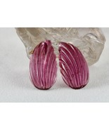 Natural Rubellite Tourmaline Pear Leaf Engraved 77.24 Ct Pair Gemstone E... - €11.471,45 EUR