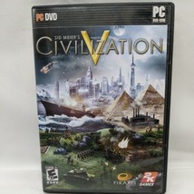 Sid Meier&#39;s Civilization V 5 PC Game 2010 DVD Complete With Manual  - £12.70 GBP
