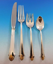 Edgemont Gold by Gorham Sterling Silver Flatware Set For 12 Service 54 Pieces - $3,217.50