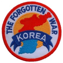 Korea The Forgotten War Patch Blue &amp; White 3&quot; - $9.84