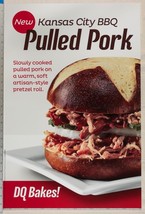 Dairy Queen Poster Backlit Plastic Kansas City BBQ Pulled Pork 17x25 dq2 - $9.94