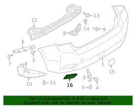 OEM NEW 17-23 Subaru Impreza Acsent Reflector Right Hand Passengr Sd 842... - $15.49