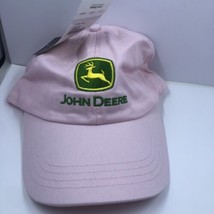 John Deere  PINK Embroidered Baseball Cap Hat. New With Tags - $12.38