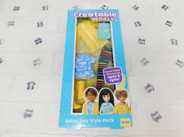 Mattel Creatable World Rainy Day Style Pack RD-065 Doll Clothes Accessories New - $9.89